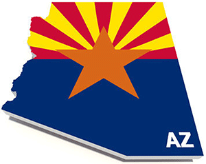 Arizona Flag Map